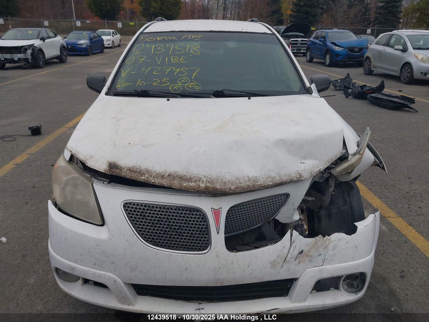 2007 Pontiac Vibe VIN: 5Y2SL65897Z427457 Lot: 12439518X