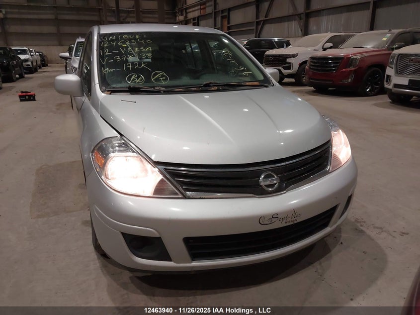 2012 Nissan Versa 1.8 Sl VIN: 3N1BC1CP8CL378138 Lot: 12463940X
