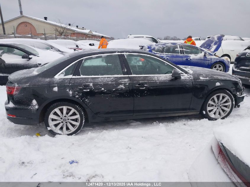 2019 Audi A4 45 Komfort VIN: WAUANAF40KN008642 Lot: 12471420
