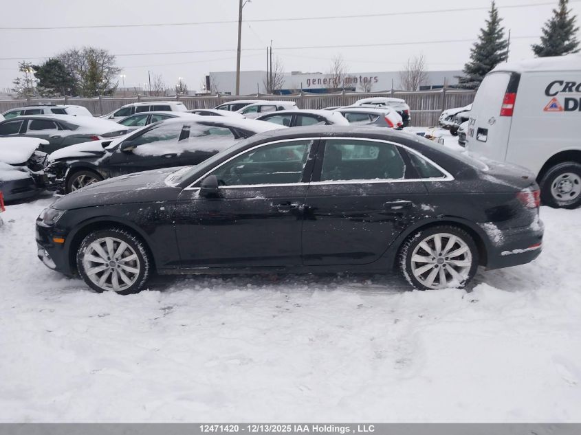 2019 Audi A4 45 Komfort VIN: WAUANAF40KN008642 Lot: 12471420