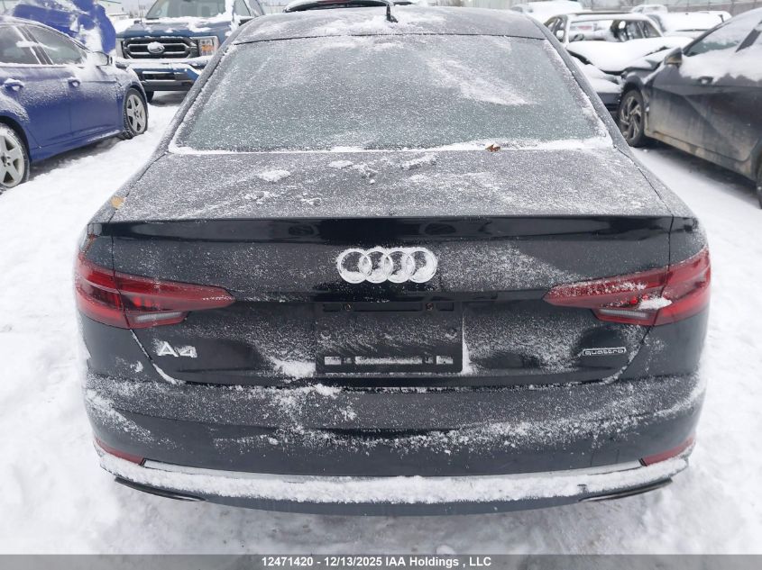 2019 Audi A4 45 Komfort VIN: WAUANAF40KN008642 Lot: 12471420