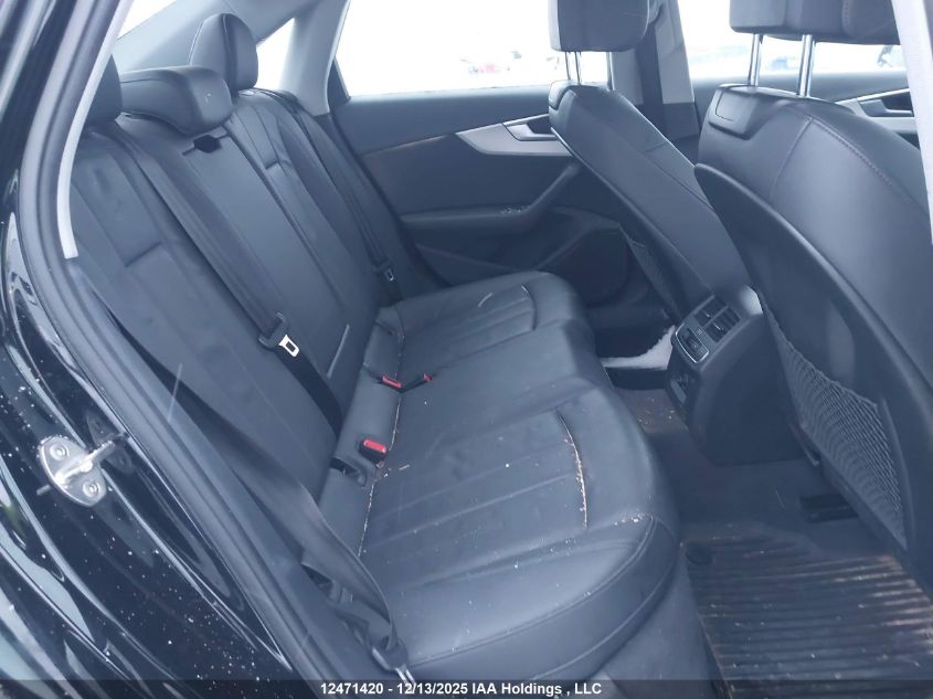 2019 Audi A4 45 Komfort VIN: WAUANAF40KN008642 Lot: 12471420