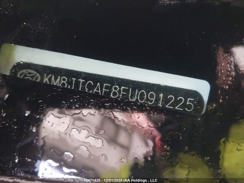 2015 Hyundai Tucson Gl VIN: KM8JTCAF8FU091225 Lot: 12471425