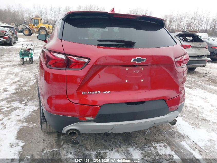 2021 Chevrolet Blazer Lt VIN: 3GNKBHR41MS577603 Lot: 12471428