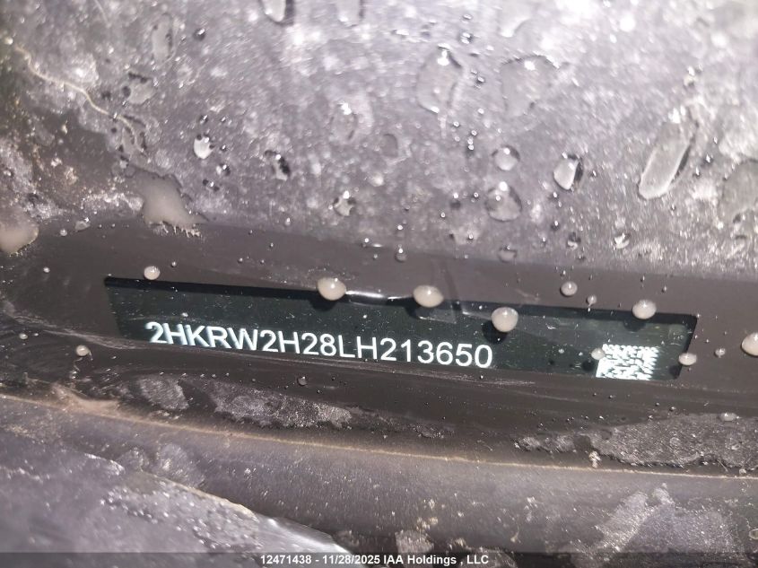 2020 Honda Cr-V Lx VIN: 2HKRW2H28LH213650 Lot: 12471438