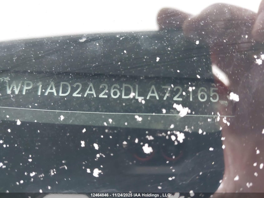 2013 Porsche Cayenne Gts VIN: WP1AD2A26DLA72165 Lot: 12464846X