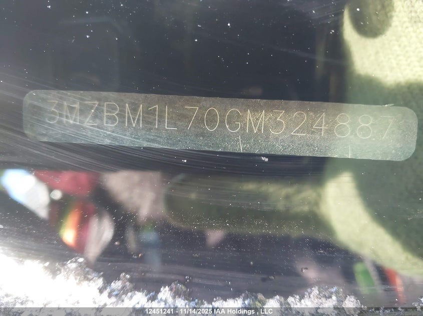 2016 Mazda Mazda3 Gs VIN: 3MZBM1L70GM324887 Lot: 12451241X