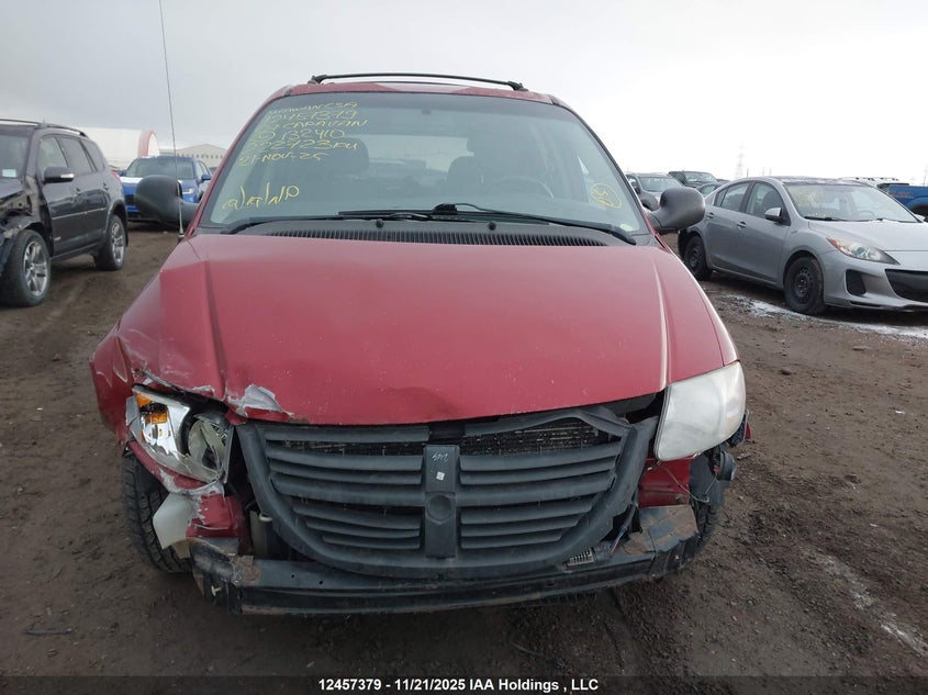 2007 Dodge Caravan Sxt VIN: 1D4GP45R57B132410 Lot: 12457379X