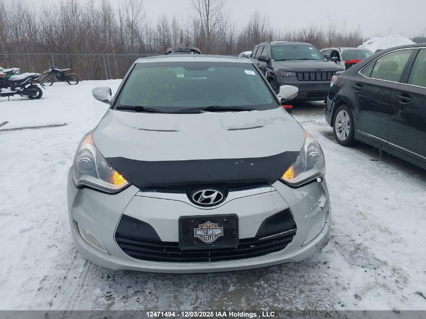 2015 Hyundai Veloster VIN: KMHTC6ADXFU230487 Lot: 12471494