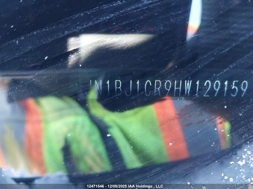 2017 Nissan Qashqai S/Sl/Sv VIN: JN1BJ1CR9HW129159 Lot: 12471546