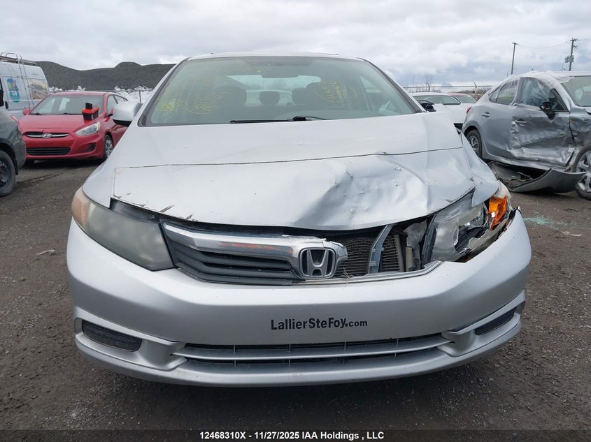 2012 Honda Civic Ex VIN: 2HGFB2F55CH115911 Lot: 12468310X