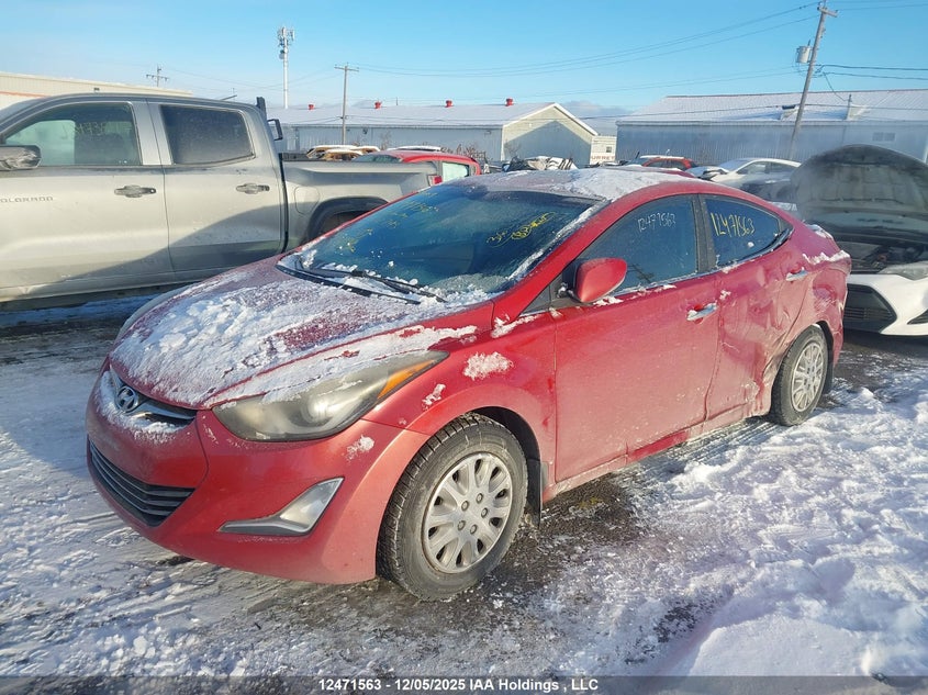 KMHDH4AH8EU102745 2014 HYUNDAI ELANTRA photo no. 2