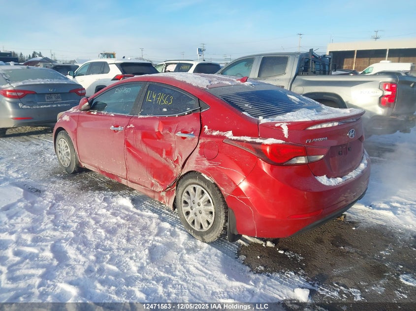 KMHDH4AH8EU102745 2014 HYUNDAI ELANTRA photo no. 3