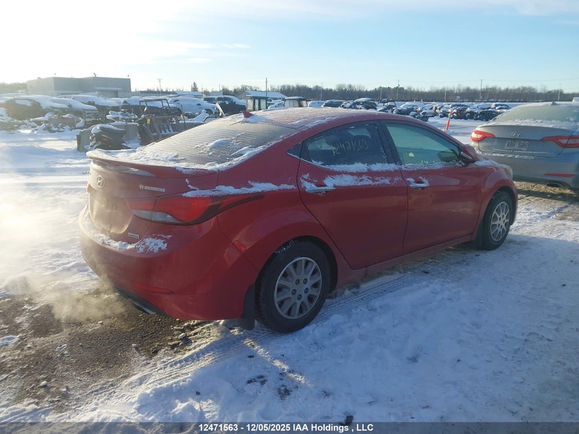 KMHDH4AH8EU102745 2014 HYUNDAI ELANTRA photo no. 4