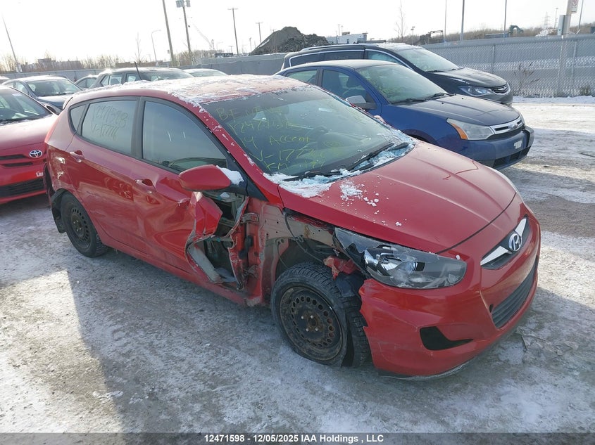 KMHCT5AE9EU177766 2014 Hyundai Accent Gl auction photo 1