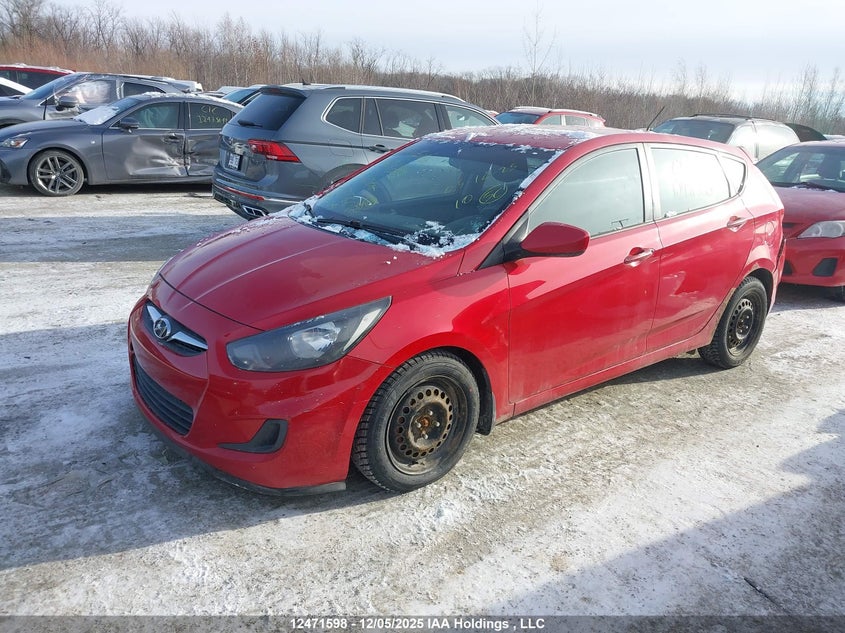 KMHCT5AE9EU177766 2014 HYUNDAI ACCENT photo no. 2
