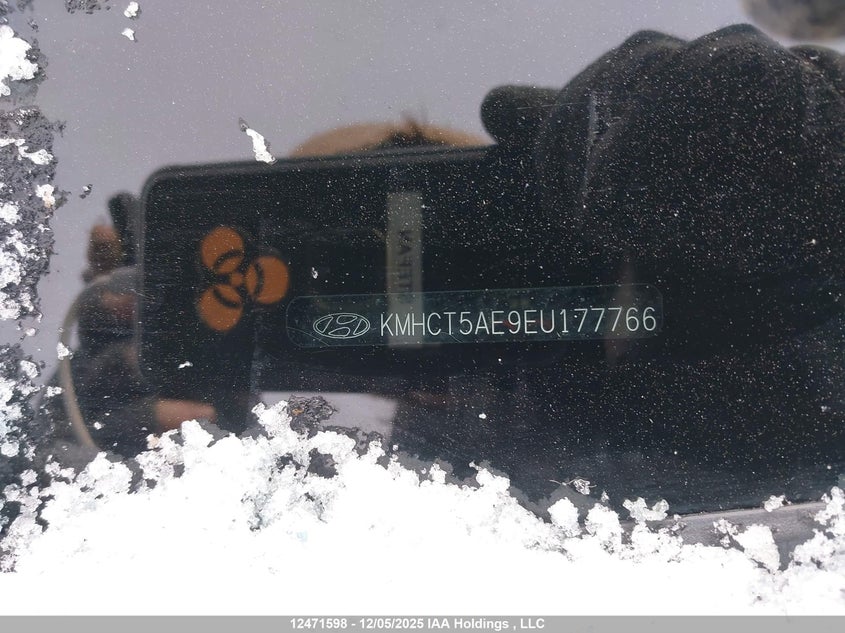 KMHCT5AE9EU177766 2014 HYUNDAI ACCENT photo no. 9