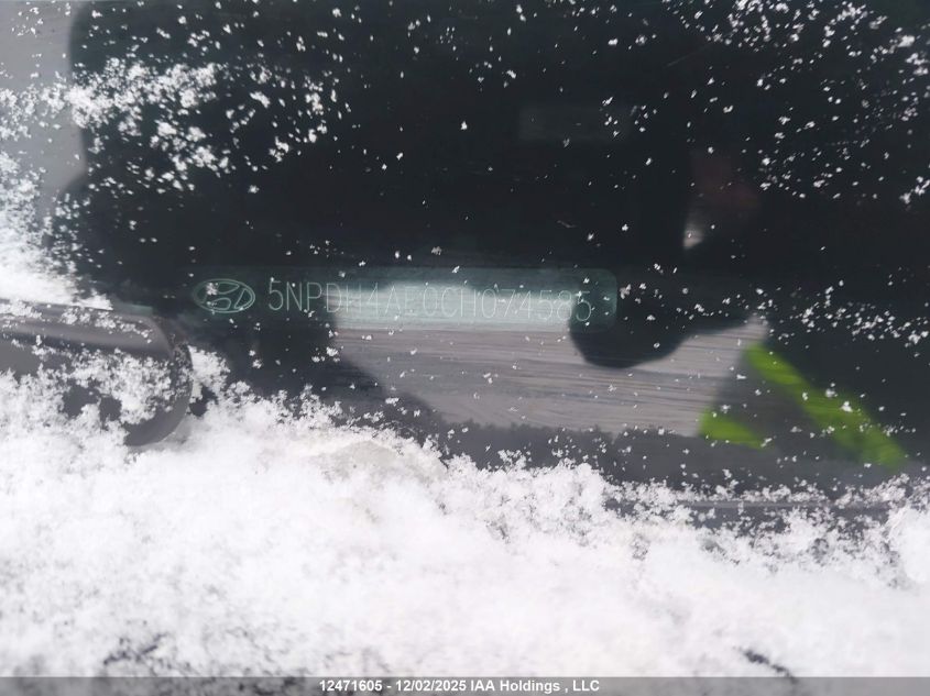 2012 Hyundai Elantra Gls/Limited VIN: 5NPDH4AE0CH074585 Lot: 12471605