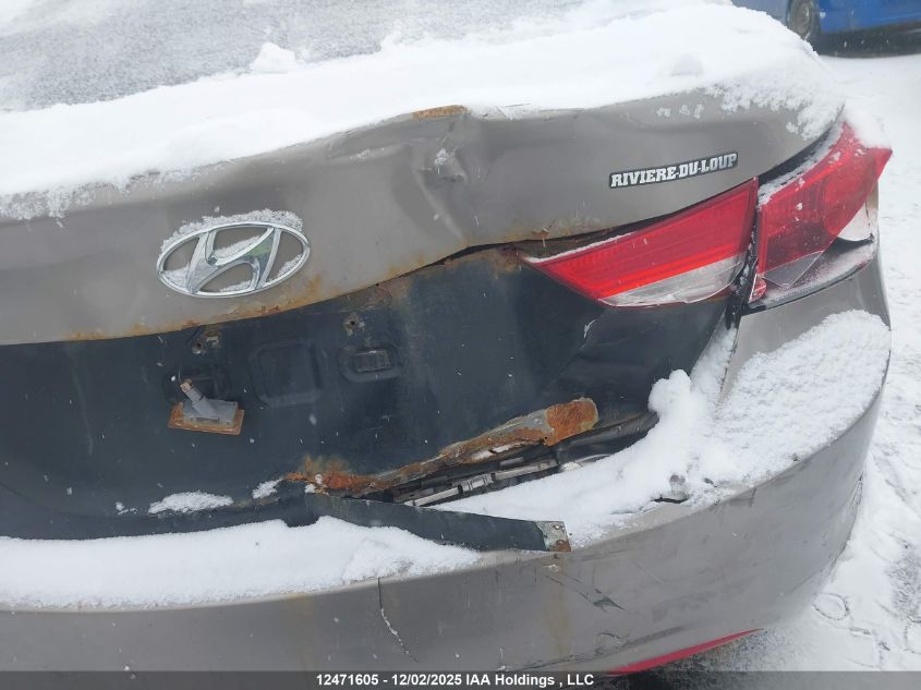 2012 Hyundai Elantra Gls/Limited VIN: 5NPDH4AE0CH074585 Lot: 12471605