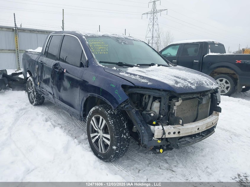 5FPYK3F50JB502440 2018 Honda Ridgeline Ex-L auction photo 1