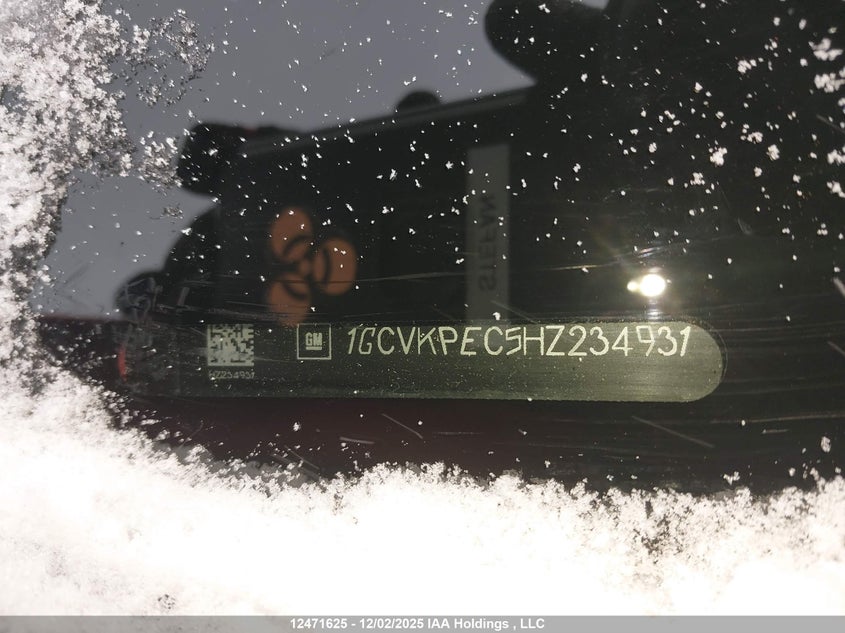 1GCVKPEC5HZ234931 2017 CHEVROLET SILVERADO photo no. 9
