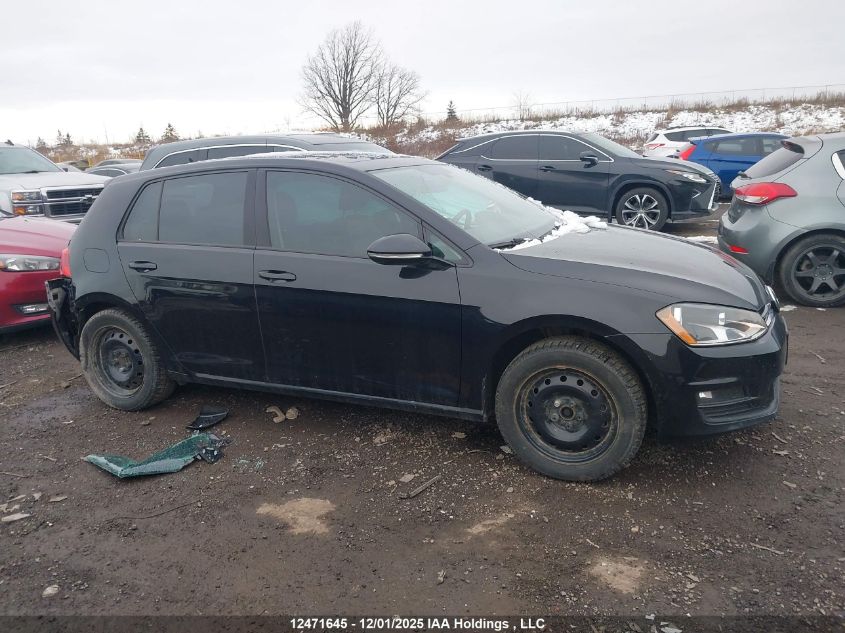 2017 Volkswagen Golf 1.8 Tsi Comfortline/1.8 Tsi Highline/1.8 Tsi Trendline VIN: 3VW217AU3HM000466 Lot: 12471645