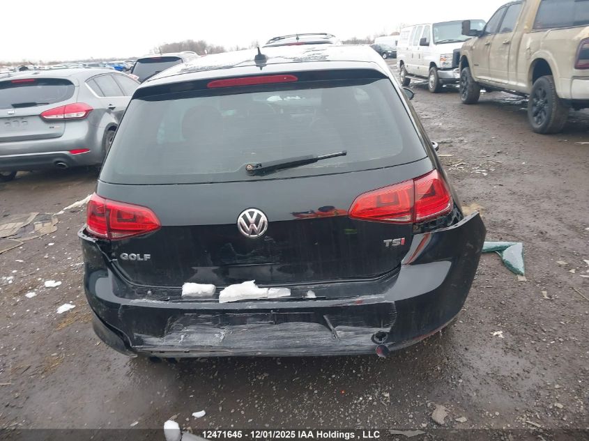 2017 Volkswagen Golf 1.8 Tsi Comfortline/1.8 Tsi Highline/1.8 Tsi Trendline VIN: 3VW217AU3HM000466 Lot: 12471645