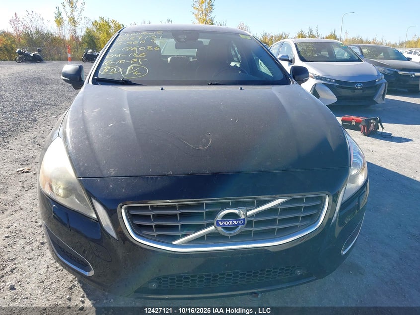 2013 Volvo S60 T5/T5 Platinum/T5 Premier/T5 Premier Plus VIN: YV1612FH8D2176086 Lot: 12427121X