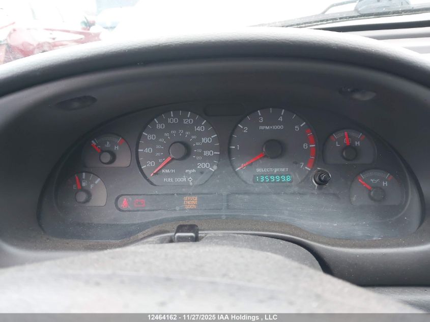 2000 Ford Mustang VIN: 1FAFP4044YF282304 Lot: 12464162X