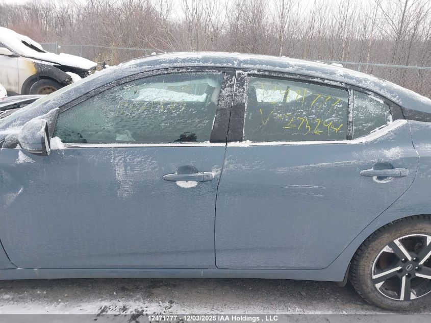 2025 Nissan Sentra Sv VIN: 3N1AB8CV8SY275244 Lot: 12471777