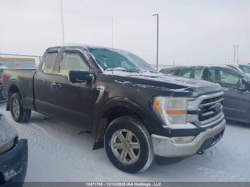 2021 Ford F150 Super Cab VIN: 1FTEX1EBXMKD28716 Lot: 12471785