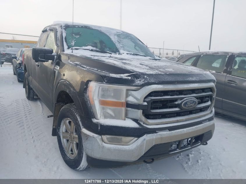 2021 Ford F150 Super Cab VIN: 1FTEX1EBXMKD28716 Lot: 12471785