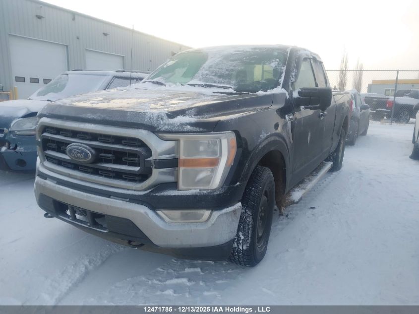 2021 Ford F150 Super Cab VIN: 1FTEX1EBXMKD28716 Lot: 12471785
