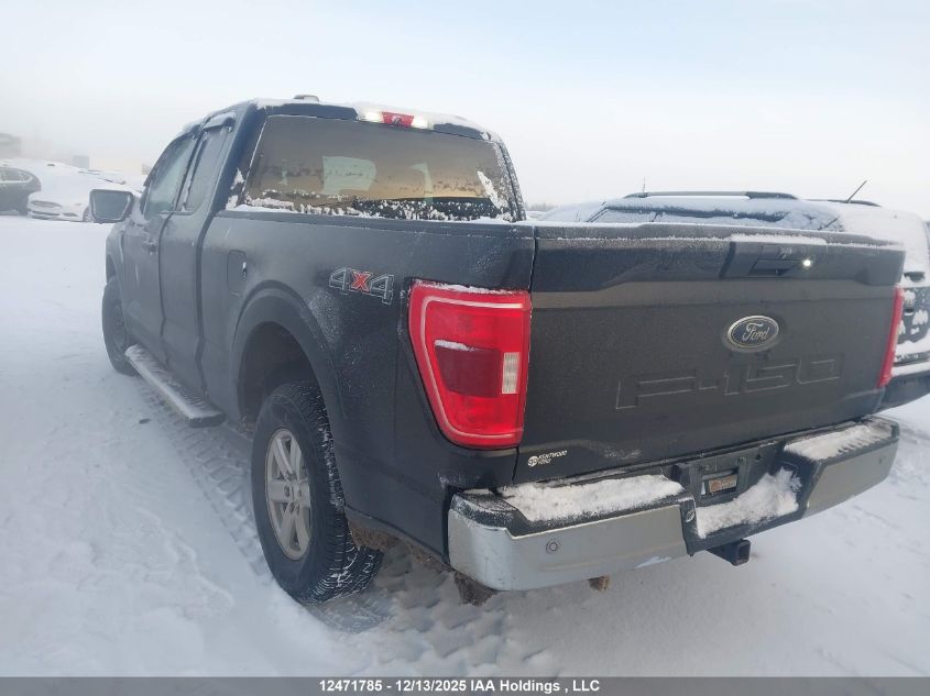 2021 Ford F150 Super Cab VIN: 1FTEX1EBXMKD28716 Lot: 12471785