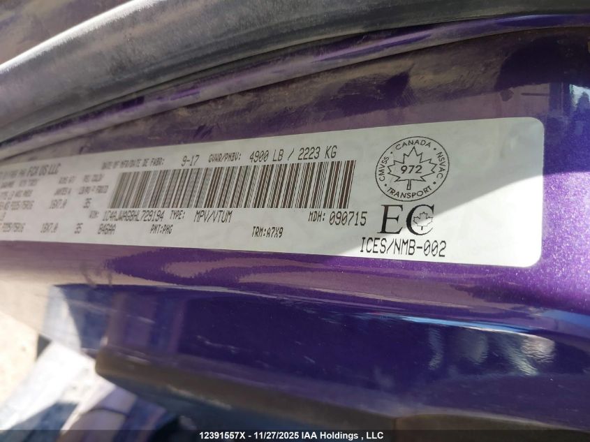 2017 Jeep Wrangler Sport VIN: 1C4AJWAG8HL729194 Lot: 12391557X