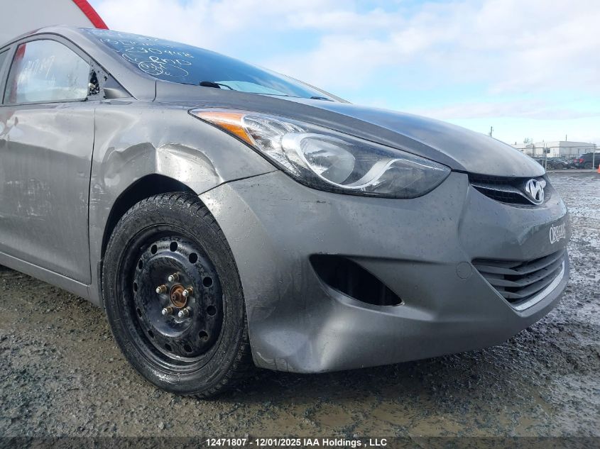 2013 Hyundai Elantra Gl VIN: 5NPDH4AE2DH230448 Lot: 12471807