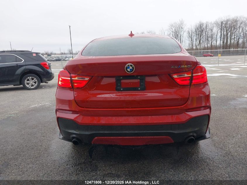 2018 BMW X4 xDrivem40I VIN: 5UXXW7C56J0W64347 Lot: 12471808