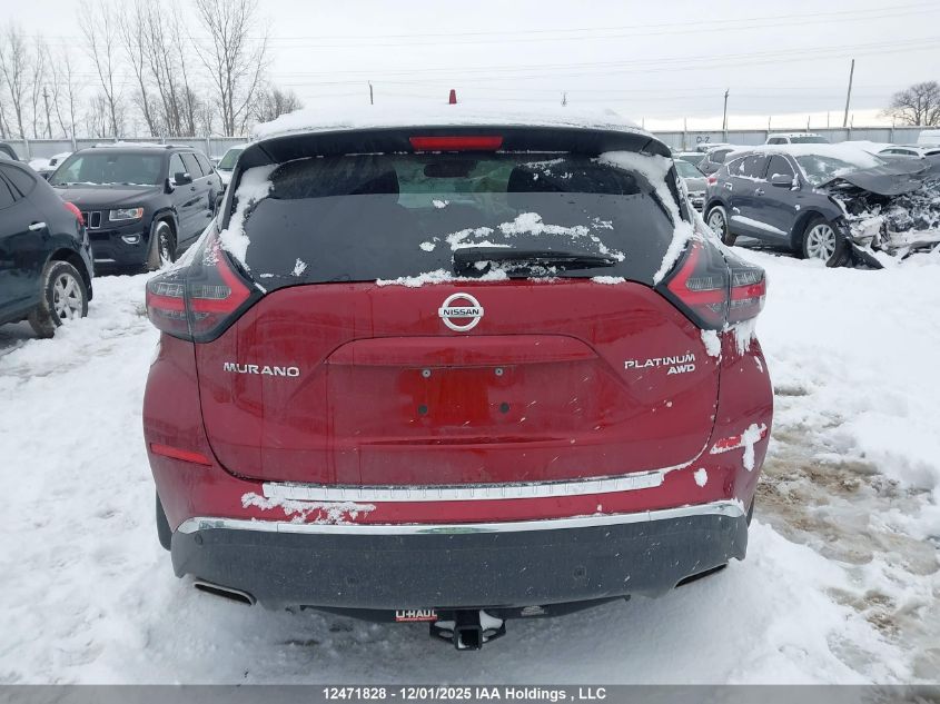 2022 Nissan Murano Platinum VIN: 5N1AZ2DS4NC129829 Lot: 12471828