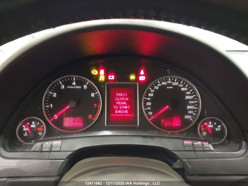 2006 Audi A4 2.0T VIN: WAUDF78E36A288377 Lot: 12471862