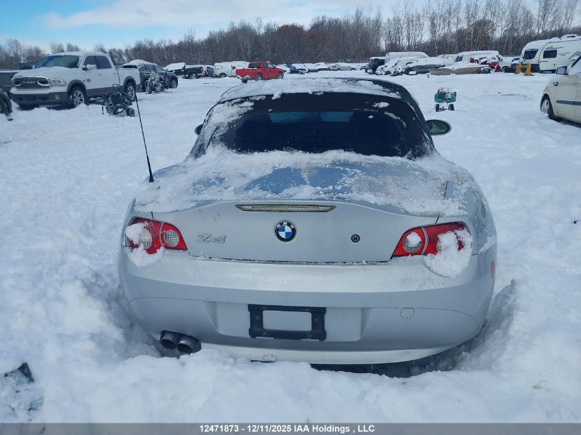 2005 BMW Z4 3.0I VIN: 4USBT53535LT28341 Lot: 12471873