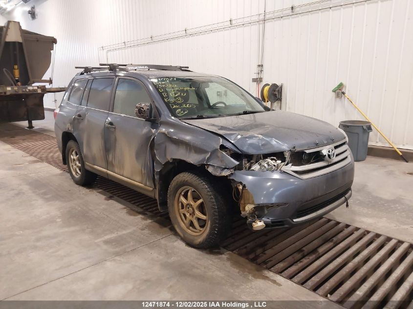 2012 Toyota Highlander Se VIN: 5TDBK3EHXCS158382 Lot: 12471874