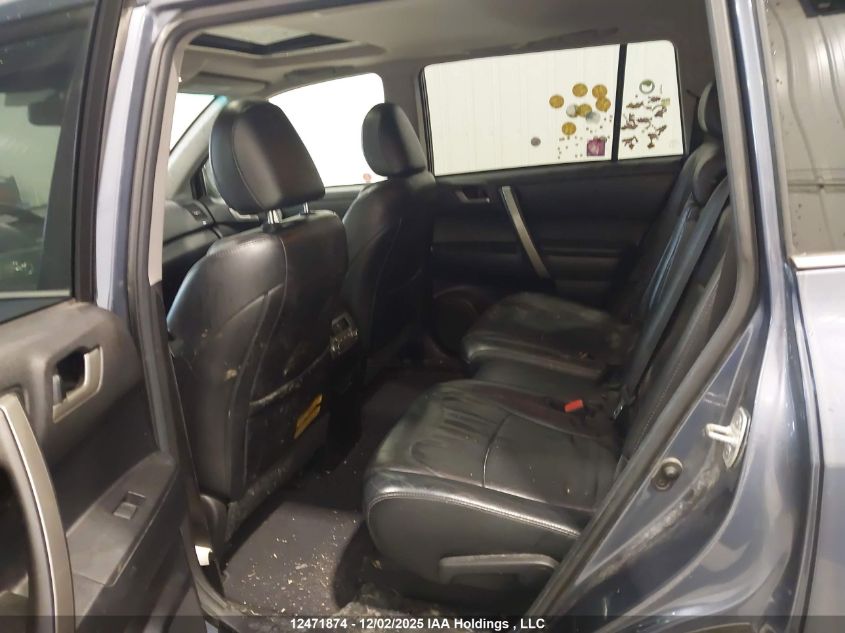 2012 Toyota Highlander Se VIN: 5TDBK3EHXCS158382 Lot: 12471874