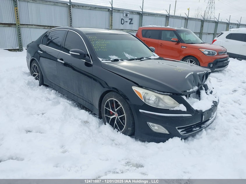 KMHGC4DDXCU195544 2012 Hyundai Genesis 3.8 Premium auction photo 1
