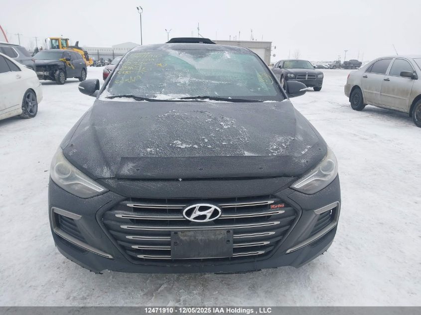 2017 Hyundai Elantra Sport VIN: KMHD04LB8HU324240 Lot: 12471910