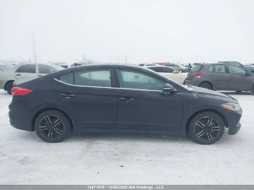 2017 Hyundai Elantra Sport VIN: KMHD04LB8HU324240 Lot: 12471910