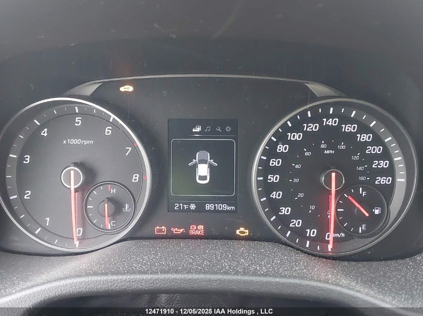 2017 Hyundai Elantra Sport VIN: KMHD04LB8HU324240 Lot: 12471910