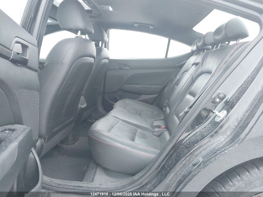 2017 Hyundai Elantra Sport VIN: KMHD04LB8HU324240 Lot: 12471910