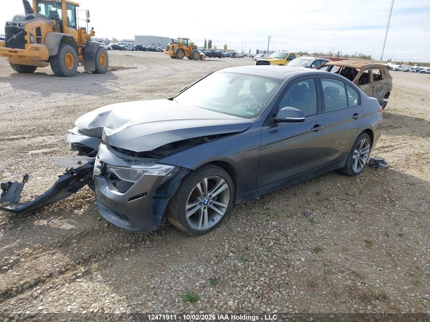 2013 BMW 328I xDrive/xDrive Classic Line, Удар спереди, IAAI, VIN WBA3B3C55DF544171 — фото 2