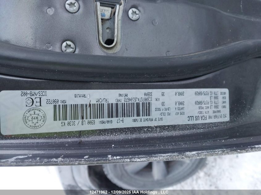 2018 Dodge Ram 1500 VIN: 1C6RR7GT4JS104672 Lot: 12471962