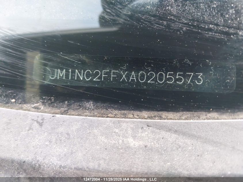 2010 Mazda Mx-5 Miata VIN: JM1NC2FFXA0205573 Lot: 12472004